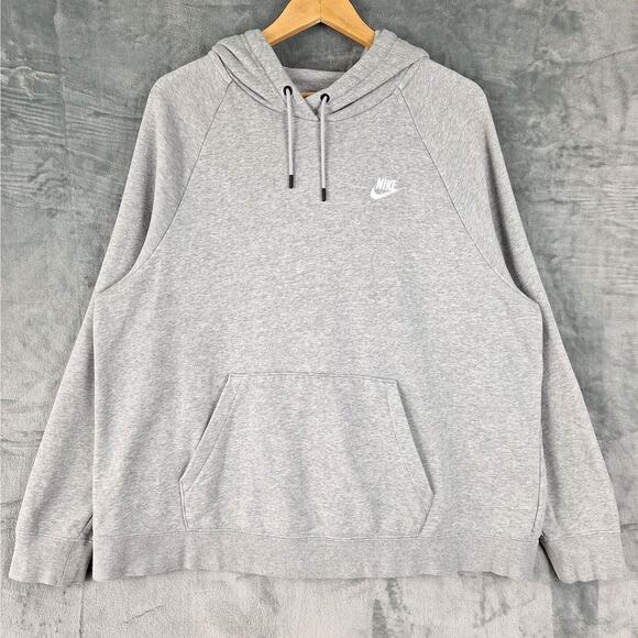 Nike Hoodie 1X Sportswear Essential Fleece Pullover‎ Athletic Athleisure Sporty - Picture 1 of 8